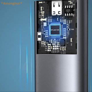 Amonghot&gt; ใหม่ เคส M2 NVME SSD 10Gbps HDD Box NVME SSD เป็น USB 3.1 Type-A เป็น Type-C