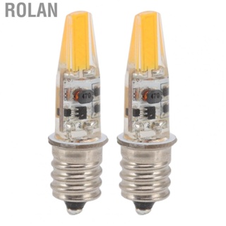 Rolan 2X 2W 12V E12  Bulb Energy Saving Power Saving Candelabra Bulb Warm DC