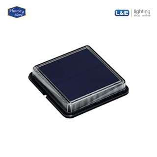 L&amp;E โคมตั้งพื้นโซลล่าเซลล์ LED BLL808/BK-3W 3000K IP68