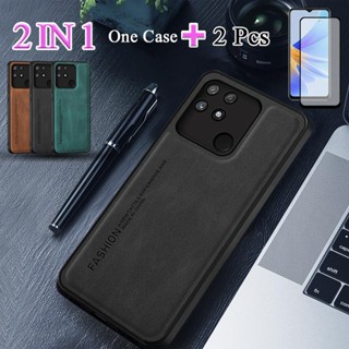 2 IN 1 เคสเซรามิค พิมพ์ลาย สองชิ้น สําหรับ Realme Narzo 50A