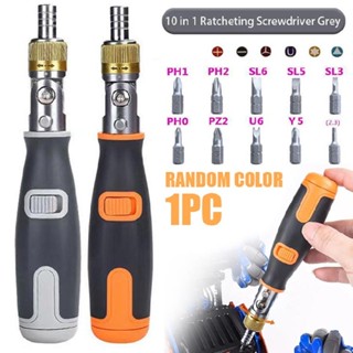 New 10 In 1 Ratchet Screwdriver Multi-Angle Screwdriver Hardware Hand Tools