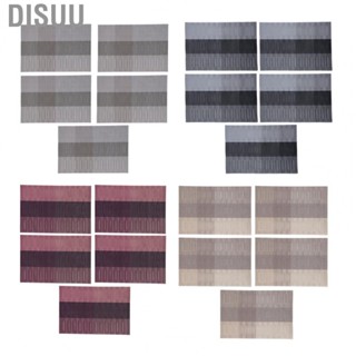 Disuu Table Mat  Rectangular Washable Placemat  for Home