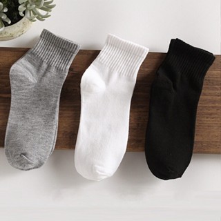 MNO.9 Low Cut Socks 144 ถุงเท้าผู้ชาย ถุงเท้าทำงาน ถุงเท้าหุ้นข้อ ฟรีไซส์ สีพื้น