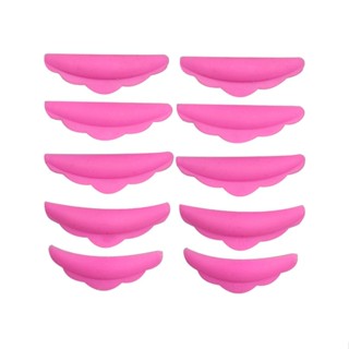 10pcs/set Reusable Practical Silicone Makeup Durable Portable Perming 5 Sizes For Small Eyes Lash Lift Pad