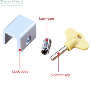 【Big Discounts】Window Lock Door Screen Push pull Aluminum frame Restrictor Children Home#BBHOOD