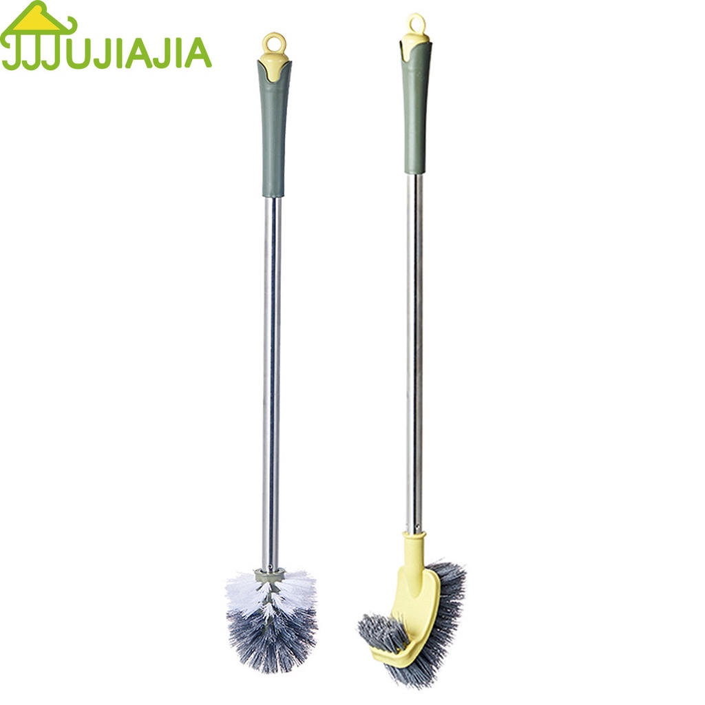 Jujiajia แปรงทําความสะอาดห้องน้ํา ด้ามจับยาว ด้ามจับยาว แบบหนา สําหรับทําความสะอาด