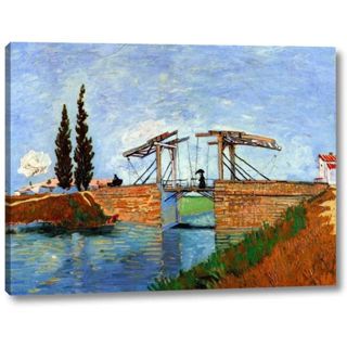 Lanlois Bridge Arles by Vincent Van Gogh ผ้าใบ พิมพ์ลายศิลปะ สําหรับแขวนตกแต่ง