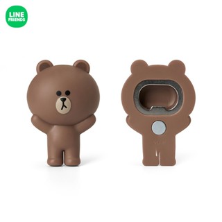 [LINE Friends] ที่เปิดขวดเบียร์ เครื่องดื่ม ลายการ์ตูนหมีบราวน์ แบบสร้างสรรค์