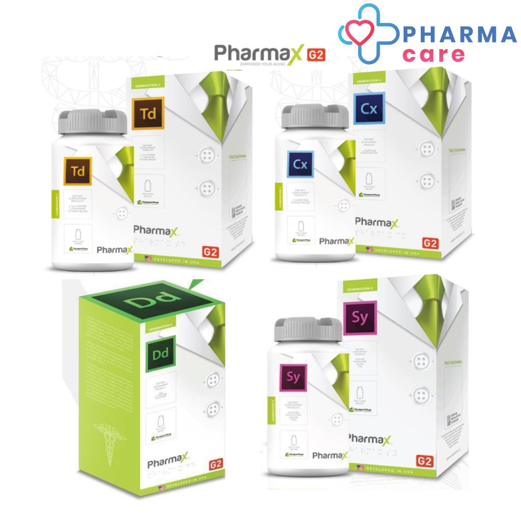 Pharmax G2 ฟาร์แมกซ์ เจนเนอเรชั่นที่ 2 Td,Cx , Sy ขนาด 100 แคปซูล. /Dd(70 แคปซูล) [PC]