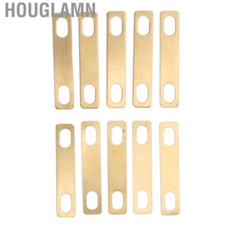 Houglamn 10 Pcs Guitar Neck Shim Brass Corrosion Proof Universal Heightened Dso