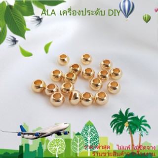 ❤️เครื่องประดับ DIY❤️ลูกปัดยางหนัง ชุบทอง 14k รูขนาดใหญ่ ปรับได้ พร้อมลูกปัด 10 ชิ้น สําหรับทําสร้อยข้อมือ DIY[ลูกปัด/จี้/สร้อยคอ/สร้อยข้อมือ/กําไลข้อมือ/ต่างหู]