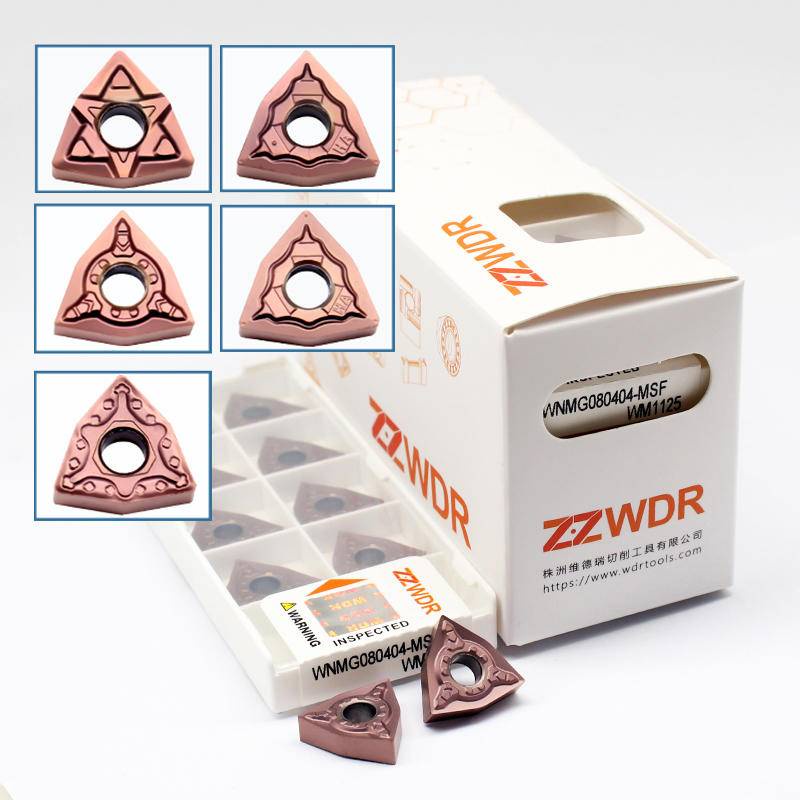 เครื่องมือกลึง คุณภาพสูง ของแท้ 100% ZZWDR CNC WNMG 10 ชิ้น080404 Wnmg080408 เม็ดมีดกลึงคาร์ไบด์ CNC สําหรับเครื่องตัดสเตนเลส WNMG