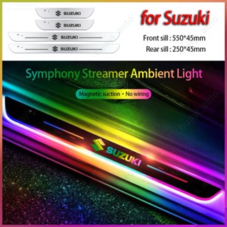 【อัพเกรดไดนามิก】แผ่นไฟ Welcome Light ป้องกันรอยขีดข่วน สําหรับ Suzuki Symphony Swift Sport Xl7 Vitara Jimny S-cross Sx4 Presso Ciaz Ertiga