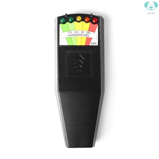 I- เครื่องตรวจจับรังสีแม่เหล็กไฟฟ้า EMF EMF 5 LED แบบพกพา