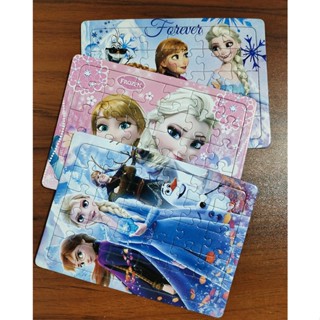 30pcs/set Frozen Snow White Cartoon puzzle 30 pieces Baby puzzle basic building blocks Childrens puzzle hands-on brain toys Childrens gifts(1.35)