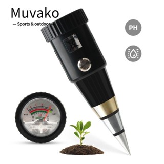 MUVAKO เครื่องทดสอบความชื้น 3~8ph ไม่มีแบตเตอรี่ เครื่องมือทําสวน PH