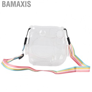 Bamaxis Clear Crystal Protective Case Transparent  Bag for Instax Mini 7+ Travel