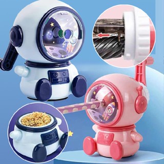 New 3 Gear Adjustable Hand-cranked Mechanical Tool Astronaut Pencil Sharpener