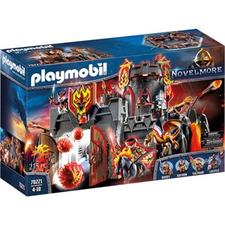 Playmobil Mobi World 70221 บล็อคตัวต่อ รูปปราสาทแดง ของเล่นสําหรับเด็ก QVOV