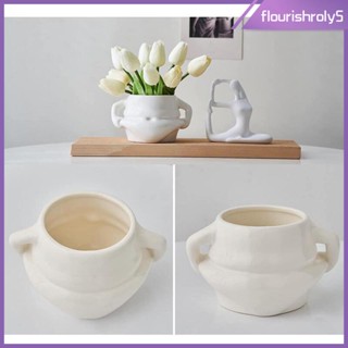 [Flourishroly5] แก้วกาแฟเซรามิค แฮนด์เมด สีขาว สําหรับปาร์ตี้ ร้านอาหาร ห้องครัว