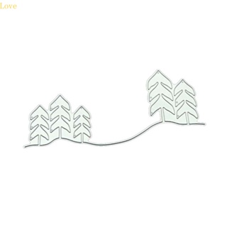 Love Forest แผ่นแม่แบบโลหะ ตัดลาย DIY สําหรับตกแต่งสมุด อัลบั้ม กระดาษ การ์ด หัตถกรรม