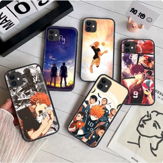 เคสโทรศัพท์มือถือ TPU แบบนิ่ม ลาย 235YPJ อนิเมะ Haikyuu Hinata Attacks สําหรับ iPhone SE 2020 12 Mini 13 Pro Max