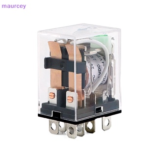 Maurcey สวิตช์รีเลย์ไฟฟ้า พลังงานสูง 8Pin JQX-13F HH62P DPDT AC220V DC24V TH