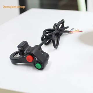 [Domybestshop.th] #สวิตช์ไฟเลี้ยว เปิด / ปิด มัลติฟังก์ชั่น 12V สําหรับรถจักรยานยนต์ 1 ชิ้น