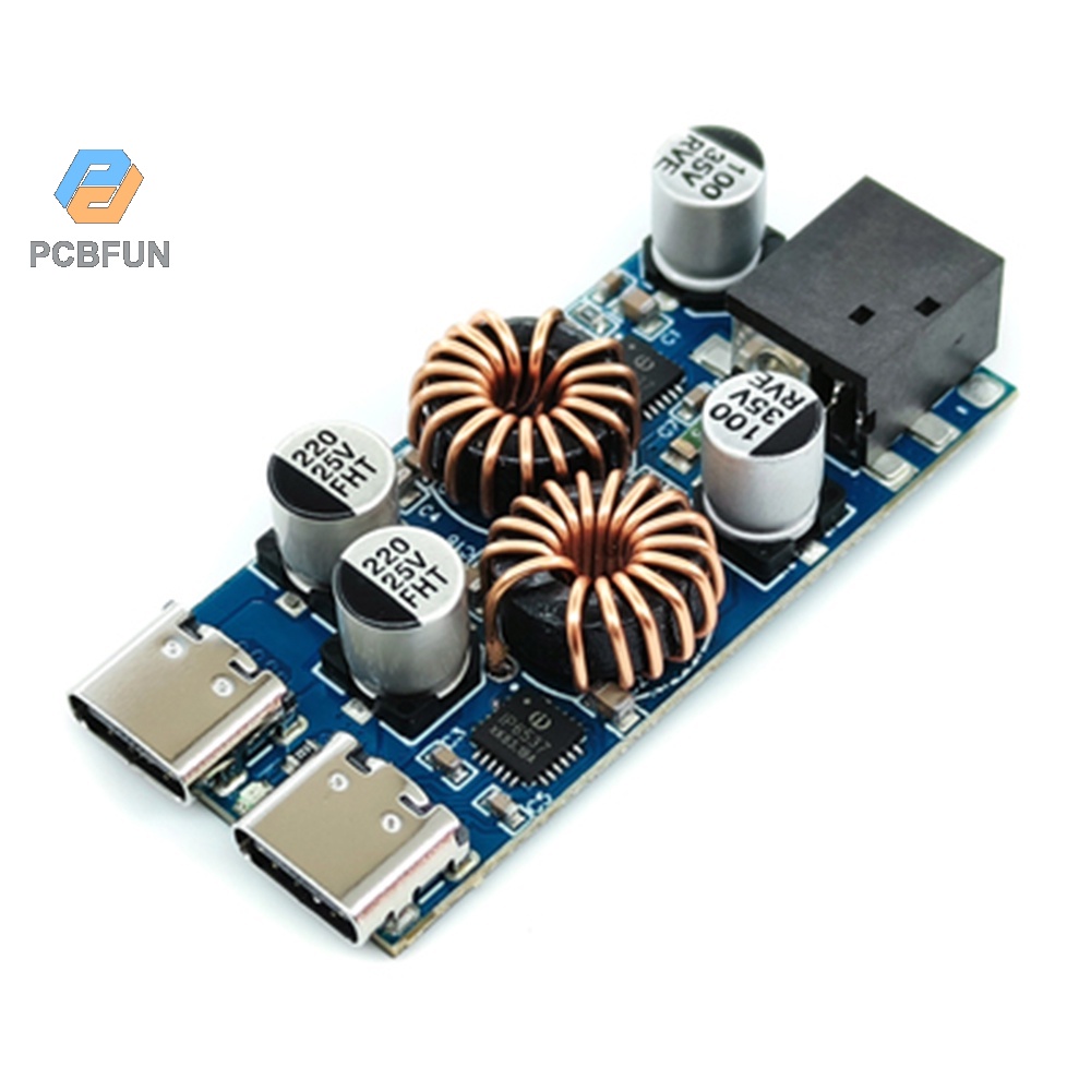 Pcbfun Qc3.0 Qc2.0 อะแดปเตอร์โมดูลชาร์จโทรศัพท์มือถือ Type-c 30w