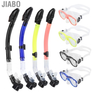 Jiabo Adults Snorkel Kit Anti‑Fog Diving Cover Tempered Glass  w/ Tube