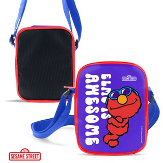 Se-ed (ซีเอ็ด) : SST3-กระเป๋าสะพาย : Elmo is awesome Crossbody Bag W12xH15xS4.5 cm.-BL