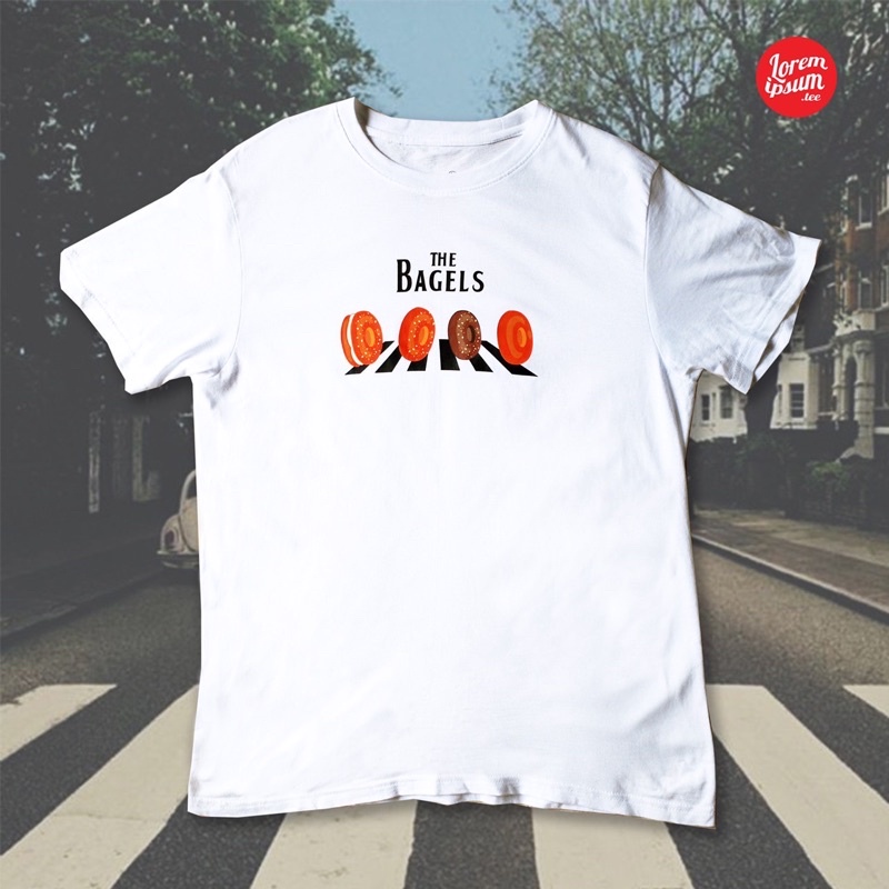 พร้อมส่ง เสื้อยืด ลาย The Bagels 🥯