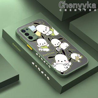 เคสโทรศัพท์มือถือ ซิลิโคนนิ่ม ป้องกันกระแทก ขอบสี่เหลี่ยม แบบบาง ลาย Pochacco แฟชั่น สําหรับ OPPO A54 5G A74 5G A54 4G