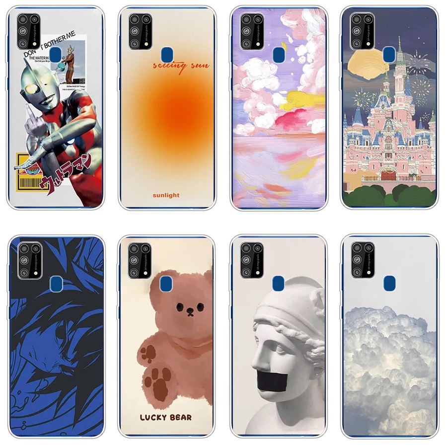 เคสซิลิโคน TPU แบบนิ่ม สําหรับ Samsung M21 M20 M30 M31