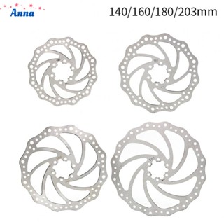 【Anna】6 Bolts Disc Bike Brake Cycling Disc For MTB Bicycle Rotor 203mm Duable