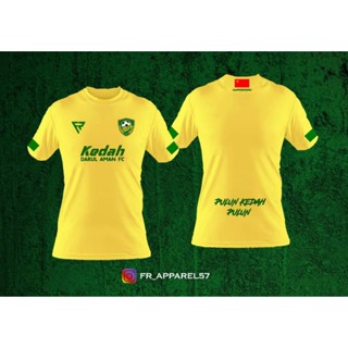 เสื้อยืดแขนสั้นลําลอง พิมพ์ลาย Baju Bola Supporters Kedah FC 2023 Kedah FC Jersi Microfibre 2023 แฟชั่นฤดูร้อน สําหรับผู้ชาย และผู้หญิง