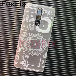 เคสแบตเตอรี่ด้านหลัง พลาสติก พร้อมสติกเกอร์กาว สําหรับ Xiaomi Redmi Note 8 Pro M1906G7I M1906G7G