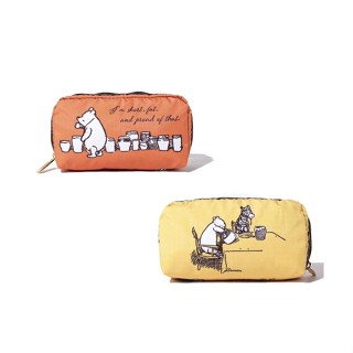 Pooh Co-Branded กระเป๋าใส่เหรียญ กระเป๋าเครื่องสําอาง ขนาดเล็ก ความจุปานกลาง 6511