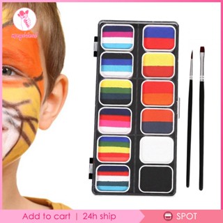 [MEGIDEAL] ชุดระบายสีร่างกาย 12 สี สําหรับเด็ก