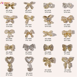 ตามมาตกแต่งเล็บ Nail Enhancement Butterfly Jewelry New Online ยอดนิยม โบว์มุก โลหะ อุปกรณ์ตกแต่งเล็บ veemm