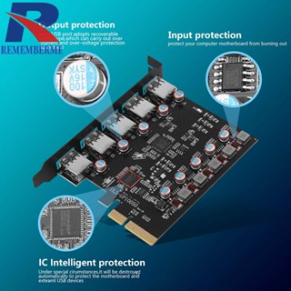 การ์ดต่อขยาย PCI-E เป็น USB3.2 Gen 5 4 พอร์ต 20Gbps PCI-E