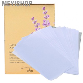 Meyishop Lavender OilAbsorbing Sheet Tissues Facial Skin Oil Blotting Paper for Oily Care