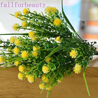 FALLFORBEAUTY หญ้าเทียม พลาสติก สีเขียว สําหรับตกแต่งบ้าน