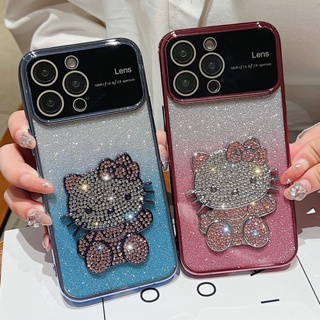 เคส iphone 14 เคสไอโฟน11 7พลัส เคสซิลิโคน iPhone เคสไอโฟน กันกระแทก TPU รูปแบบคิตตี้ สำหรับ iPhone 12Promax 13promax 14promax 7Plus เคส i8plus เคสi11