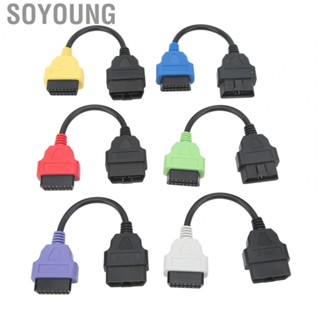 Soyoung OBD2 Cable  Abrasion Resistant 6 Pcs  Adapter High Accuracy for Car