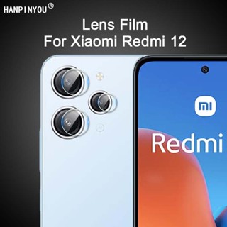 ฟิล์มกระจกนิรภัยกันรอยเลนส์กล้อง แบบบางพิเศษ สําหรับ Redmi 12 6.79 นิ้ว