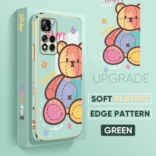 เคสโทรศัพท์มือถือ แบบนิ่ม ลายการ์ตูนหมี ป้องกันเลนส์ สําหรับ Redmi Note 12 Pro 9 Pro 9S 9T Xiaomi 10 Pro