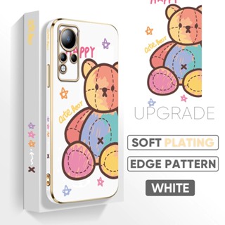 เคสโทรศัพท์มือถือ แบบนิ่ม ลายการ์ตูนหมี ป้องกันเลนส์ สําหรับ Infinix Zero X Pro X Neo Hot 9 Play 12 12i Zero Ultra Note 12 Pro