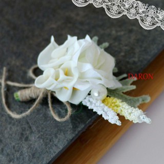 DARON คลิปติดเสื้อ ลายดอกไม้ สําหรับเจ้าบ่าว เจ้าสาว งานเลี้ยง