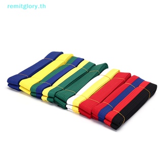 Remitglory เข็มขัดเทควันโด คาราเต้ เครื่องแบบยูนิฟอร์ม 220 ซม. TH